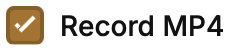Record button
